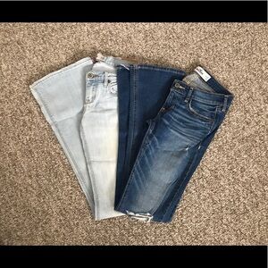 BUNDLE of 2 Hollister Jeans Sz 24